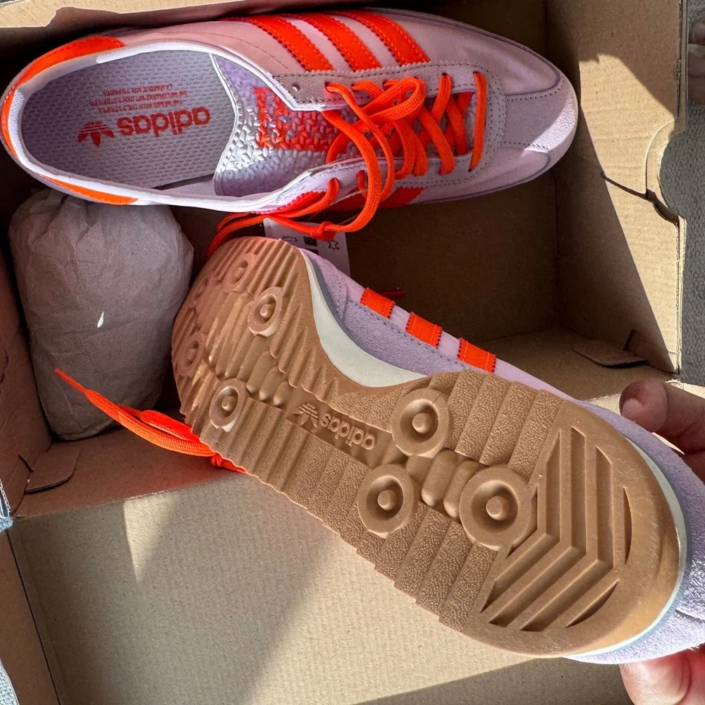 adidas Pink and Orange Athletic Shoes - Picture 2 of 3